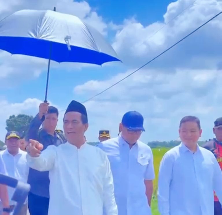 Mentan Tinjau Lokasi Panen Raya di Majalengka, Sambut Kedatangan Presiden Prabowo