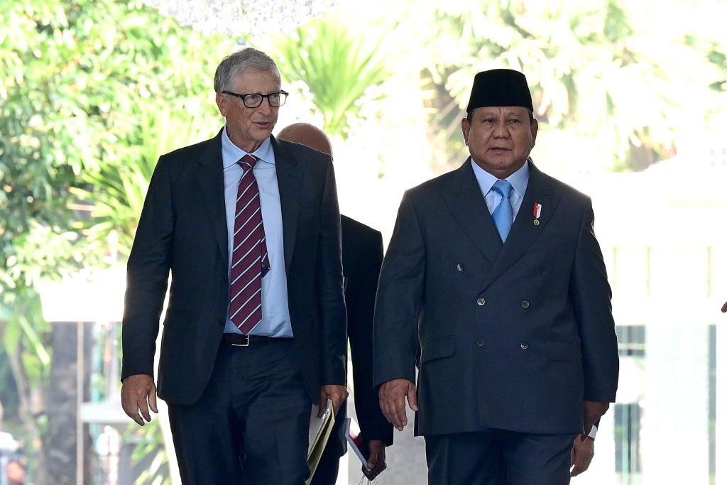 Prabowo Subianto dan Bill Gates