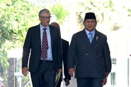 Prabowo Subianto dan Bill Gates