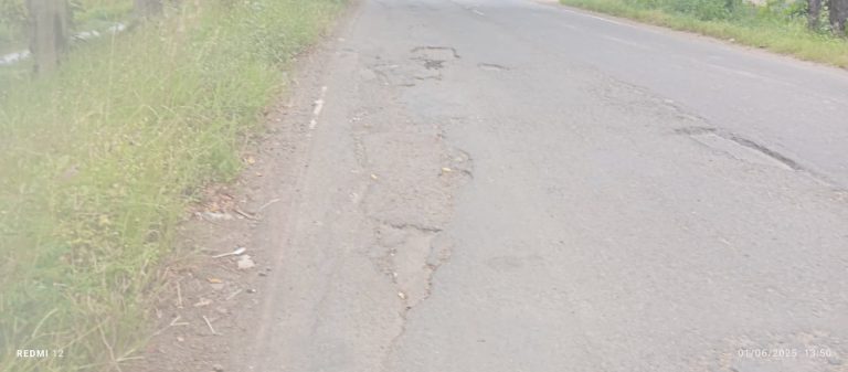 Jalan Celeng–Widasari Indramayu Rusak Parah, Warga Keluhkan Lubang Jalan dan Minim Penerangan
