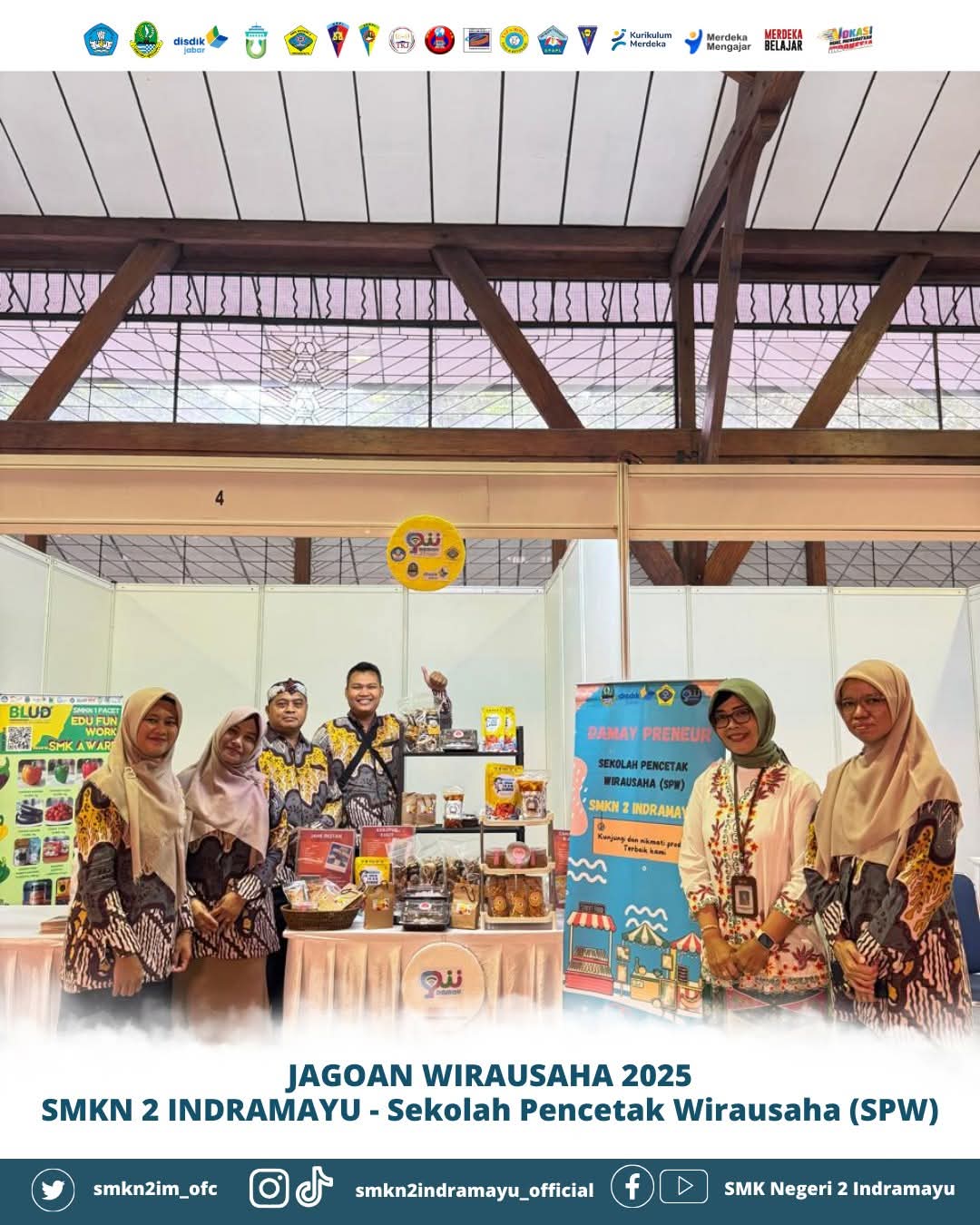 Damay Preneur SMKN 2 Indramayu : Cetak Wirausaha Muda Tangguh dan Adaptif Sejak di Bangku Sekolah