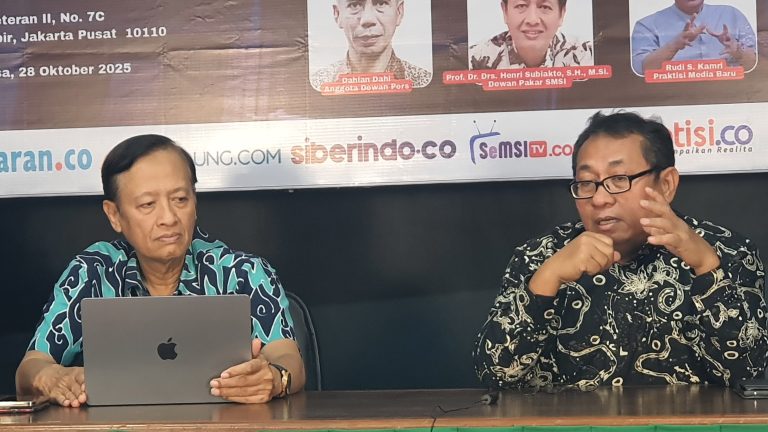 Dialog Nasional SMSI Songsong HPN 2026: “Media Baru vs UU ITE”